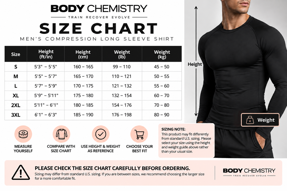Men’s Performance Long Sleeve Compression Shirt