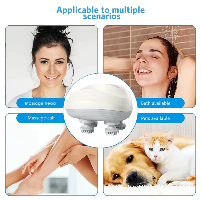 Waterproof Head Massager