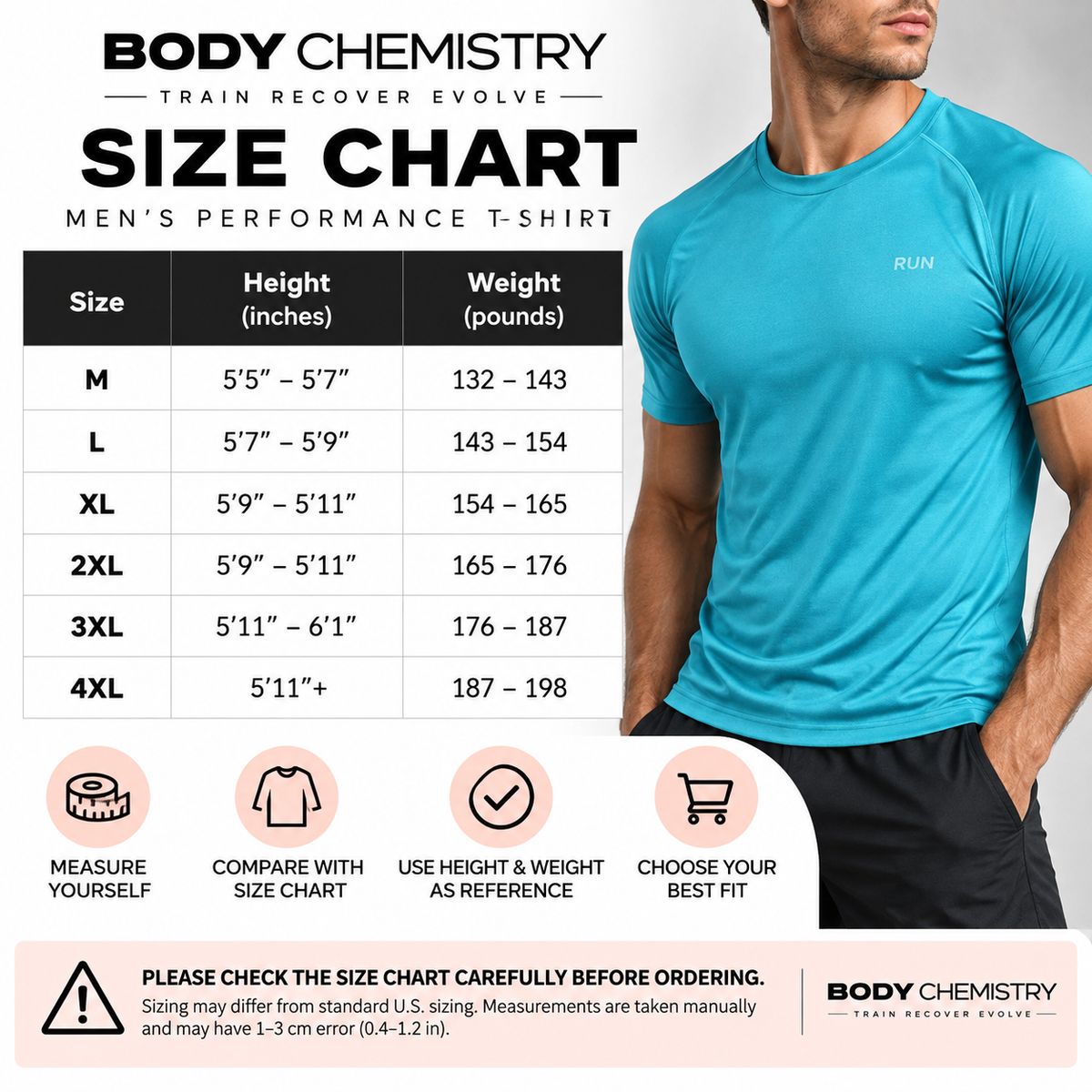 Body Chemistry Men’s Performance Dry-Fit Training Shirt