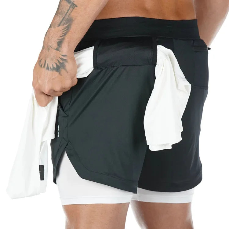 Body Chemistry Men’s 2-in-1 Performance Training Shorts