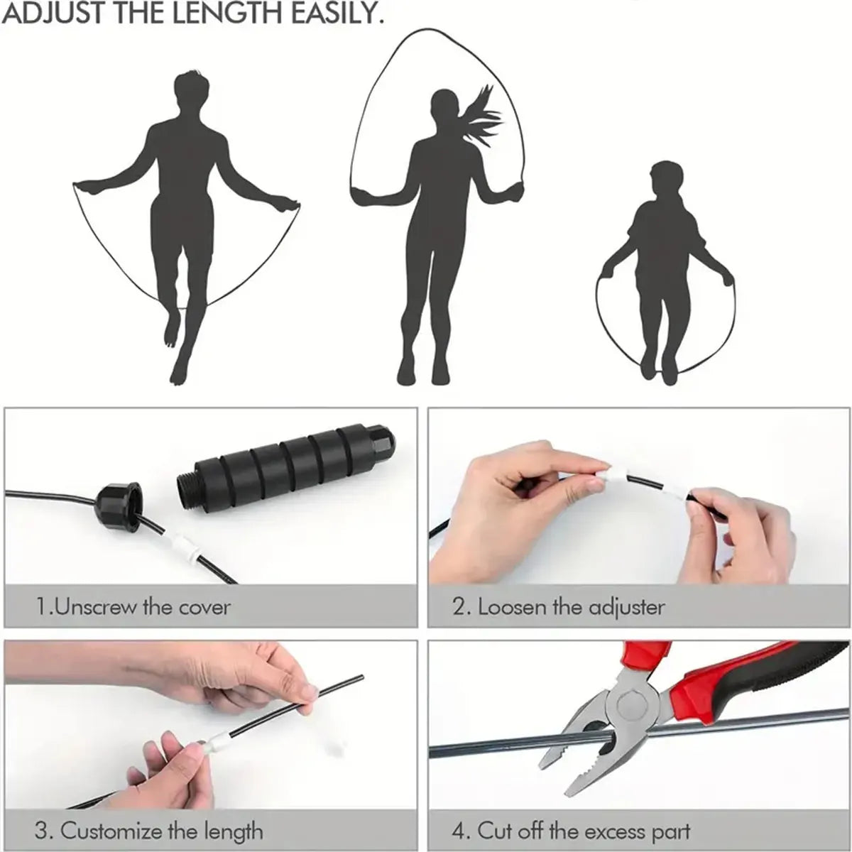 Body Chemistry Adjustable Performance Speed Rope