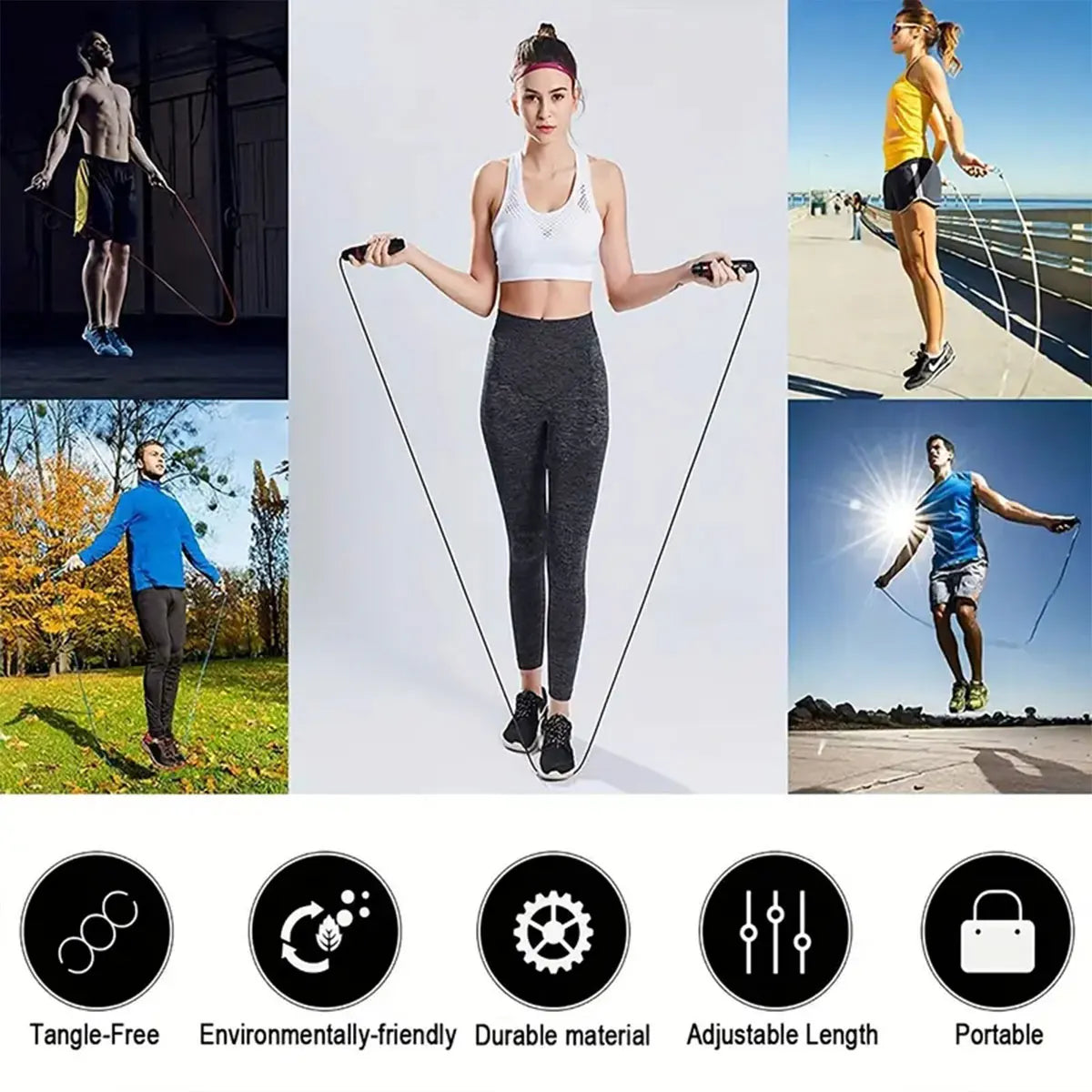 Body Chemistry Adjustable Performance Speed Rope