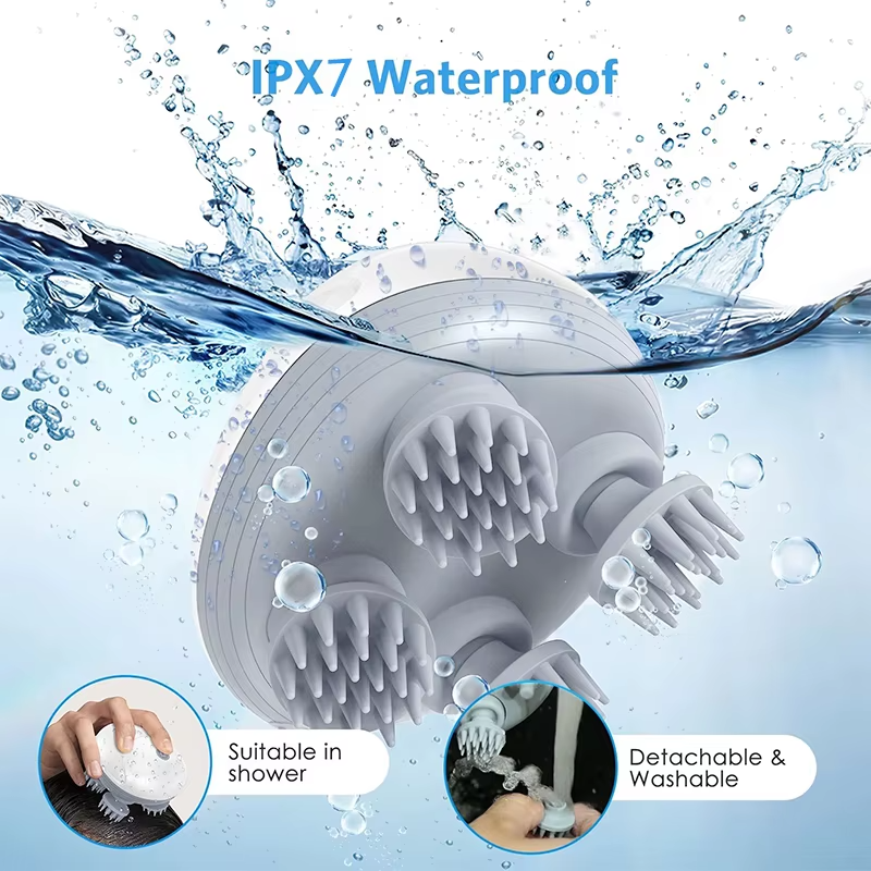 Waterproof Head Massager
