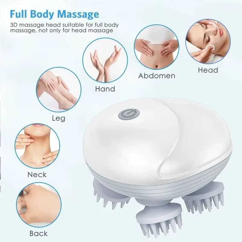 Waterproof Head Massager